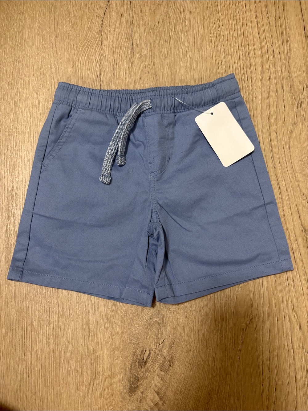 Andy & Evan Boys' Drawstring Athletic Shorts in Slate Blue